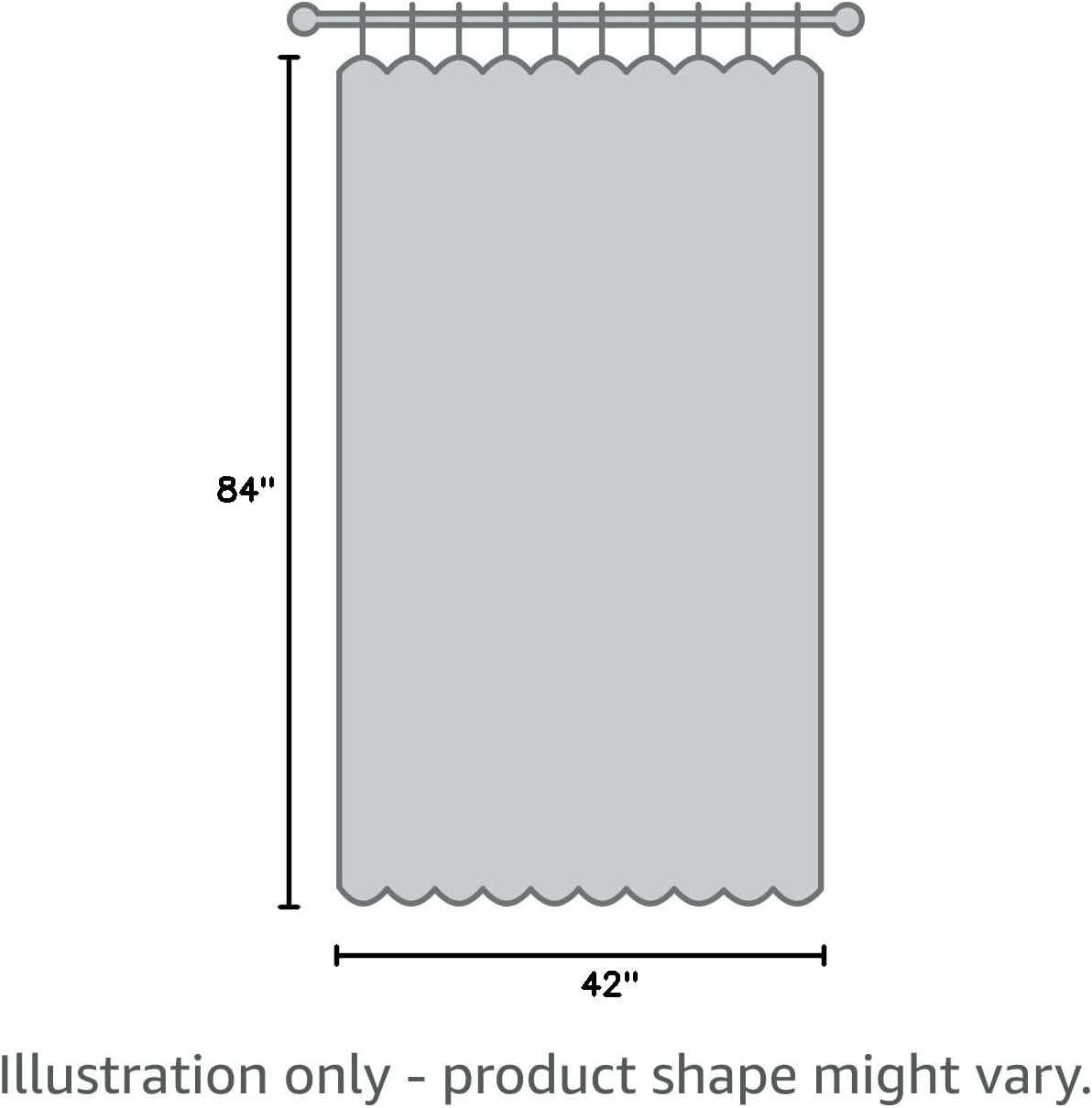 OVZME Blush Pink Sheer Curtains 84 Inches Long 2 Panels - Soft Light Filtering Window Sheer Panels for Living Room/Bedroom, Top Dual Rod Pocket, 1 Pair, Each 42Wx84L Inches - Image 7